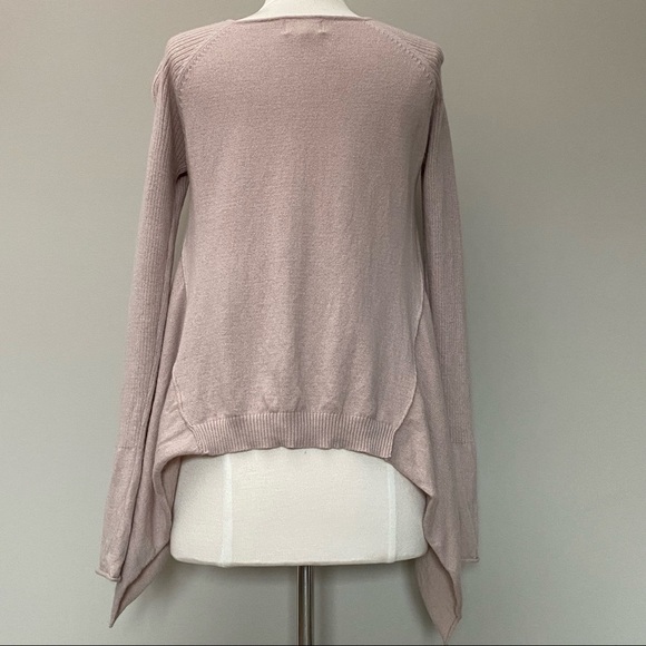 Anthropologie Shae Cashmere Wool Asymmetrical Button Down Cardigan Sweater, Sm - Picture 7 of 13